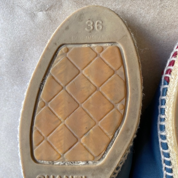 100% Authentic Chanel Single Sole Espadrilles 36 - Picture 4 of 13